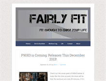 Tablet Screenshot of fairlyfit.com